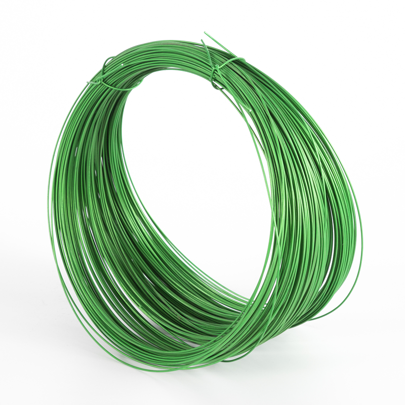 green coated iron wire 