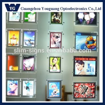 LED Frameless Acrylic Crystal Light Box