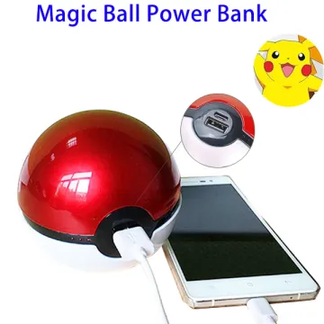 In Stock Now Pokemon Power Bank 10000 mAh, Protable Pokemon Go Ball