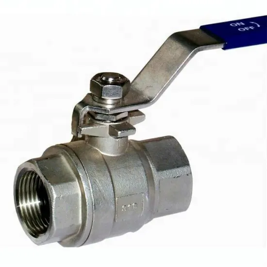 BSP Thread End 1000PSI 316 Stainless Steel Two Piece Ball Valve