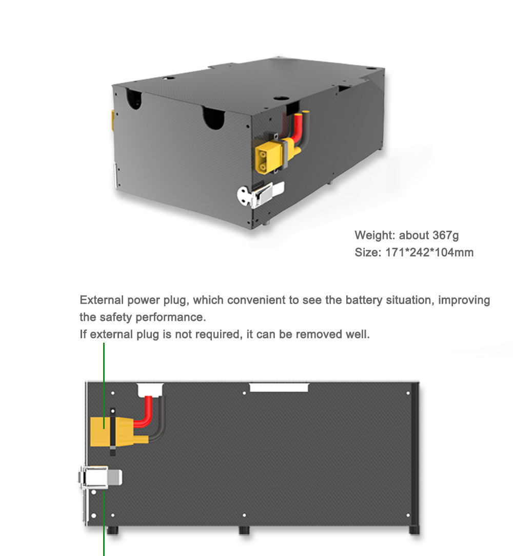 12s 18000mah Lithium Battery