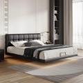 Bloating platform bedframe met LED -licht