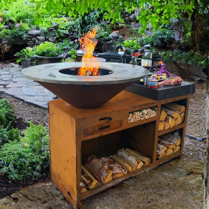 corten bbq