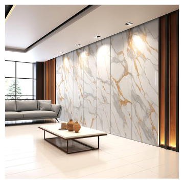 High Gloss Wooden Composite WPC Charcoal Board for Bathroom and TV Wall Panel