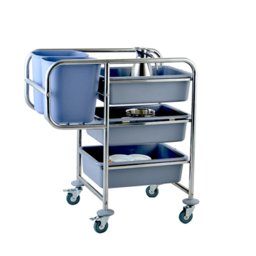 Convenient Multi-purpose Three-tier Trolley