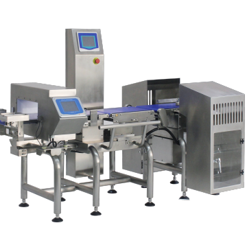 Combined Metal Detector and Check Weigher Machine
