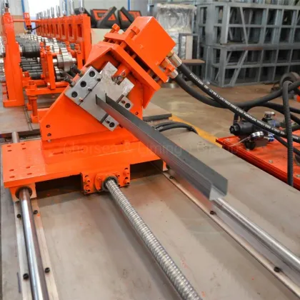 renown manufacturing light steel keel furring roll forming machine hydraulic decoiler manufacturing
