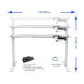 White Electric sit stand Desk Frame Workstation Single Motor Ergonomic Standing Height Adjustable Base computer Desk Frame