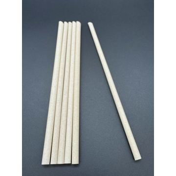 Fully degradable rice husk fiber straw