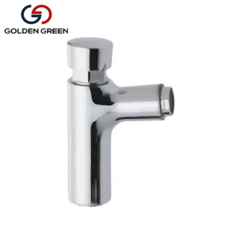 Brass & Zinc Body Chrome Finish  Shower Faucet Self Closing Faucet