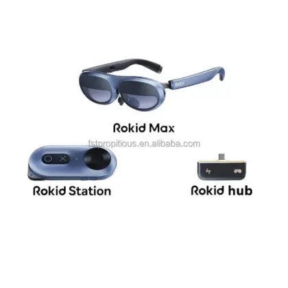 Rokid Max Smart Glasses: 3D Gaming and Casting for iPhone and Huawei