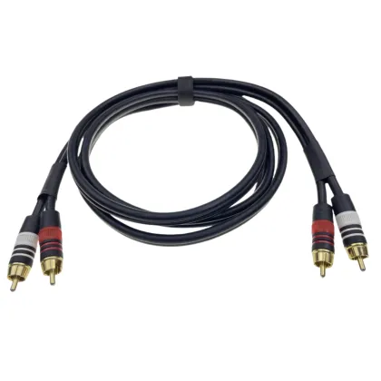 2 RCA plug to 2 RCA plug cable