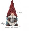 Funny gnomes garden statues with solar lights