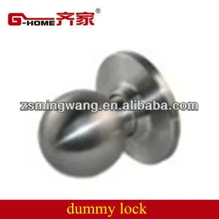 single dummy trim lock stainless steel ball knob