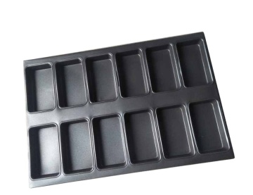 Non-Stick Rectangle Bread Loaf Pan 16 Multi-Link Aluminum Steel Baking Pan