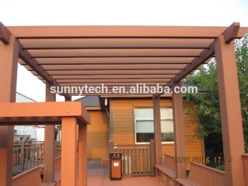 China best sell outdoor garden pergola WPC pavilion