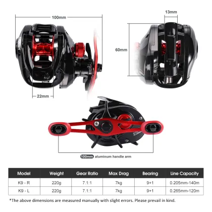 Wholesale Customized 7KG Drag Sea Baitcasting Fishing Reel