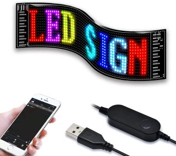 앱 제어 사용자 정의 텍스트 LED 차량의 스크롤 표시 기호