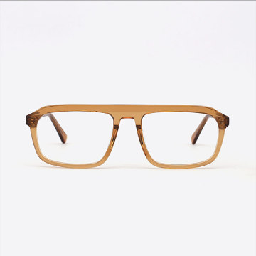 Oversize Trendy Acetate Unisex Blue Light Eyeglasses