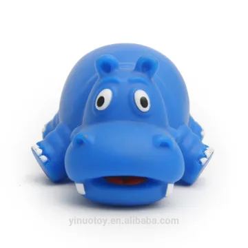 2016 hot sale promotional cheap plastic water squirt toys hippo squirt toy for kids