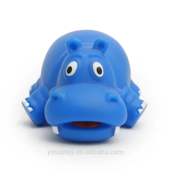 2016 hot sale promotional cheap plastic water squirt toys hippo squirt toy for kids