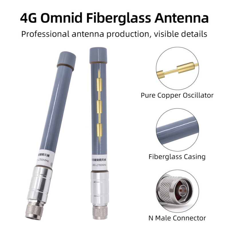 800-2700MHz 4G LTE fiberglass antenna 8