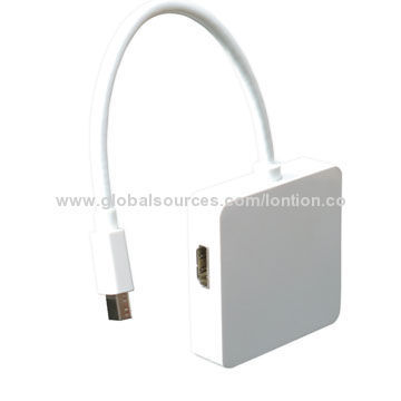 Mini DP to HDMI + DVI + DisplayPort Adapter, RoHS, FCC and CE Marks