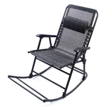New Style Folding Rocking Chair Comfortable Portable Garden Chair