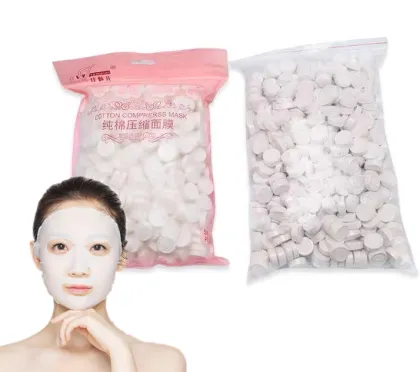 Hot Sales Beauty Face Mask Cotton Compressed Facial Mask DIY Sheet for Face
