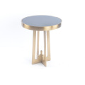 European-style originality black glass side table