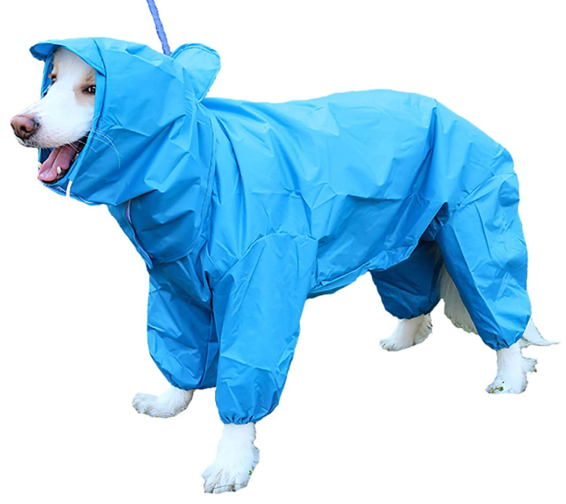 10 Size Waterproof 4 Legs Pets Raincoat