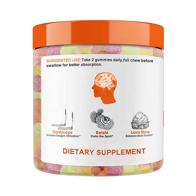 OEM/ODM Vegan Improve intelligence Nootropic Brain Booster Gummies with Vitamin for Kids