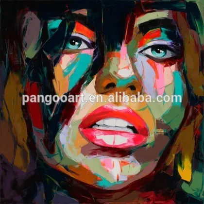 2015pop abstract Portrait Oil paintings