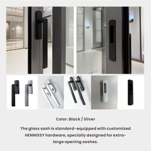 Portes architecturales en aluminium | Porte coulissante
