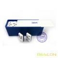 Two Tone Double Six Domino Game Set in Plastic Box