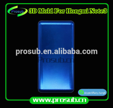 3D sublimation mobile phone case cover plastic injection mould for SFM-redmi note 3