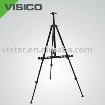 Aluminum painting easel stand with adjustable feet