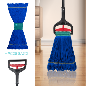 Eco-Friendly Microfiber Washable Mop Heads for Industrial Commercial Use