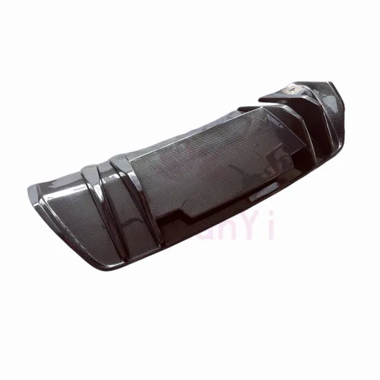 For Audi R8 dry carbon fiber rear diffuser body kit front bumper edge side skirts rear spoil