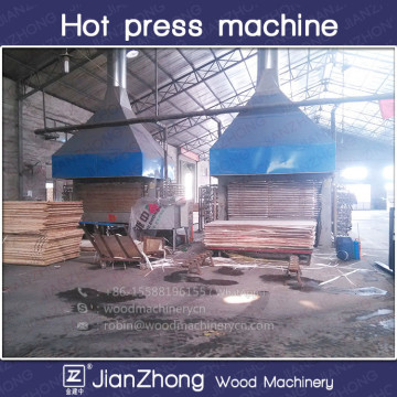 plywood /veneer machinery for sale / hot press machine