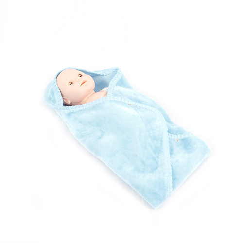 High quality cotton Knitted minky baby blanket