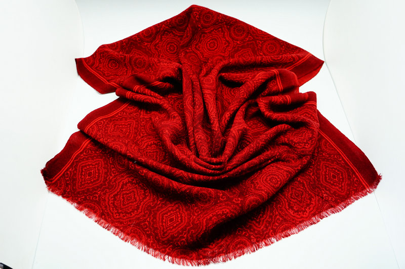 Printed Wool Scarf Yf 2013 763 5004