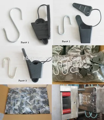 GKN-H Fiber Optic Drop Wire Clamp For Telecom Parts