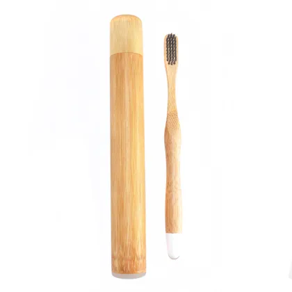 Ergonomic Toothbrush Green Bamboo Toothbrush