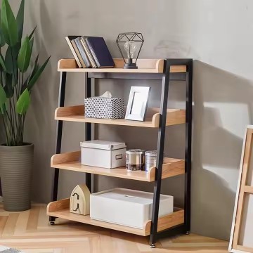 Nordic Industrial 4Tier Ladder Bookshelf E1 Partículas