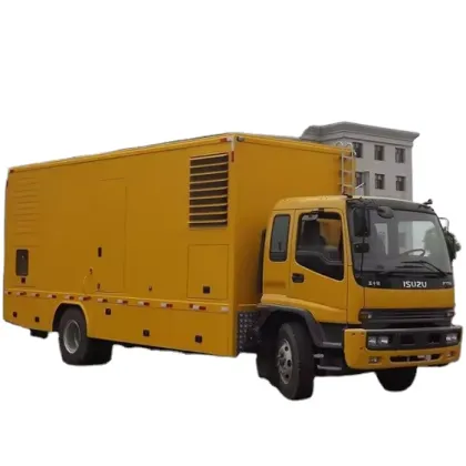 Qingling Chassis Power Supply Truck with 300KW Generator Set for Sale