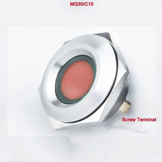 IP67 degree Auto led signal lamp,metal anti-vandal stainless steel waterproof indicator&pilot light