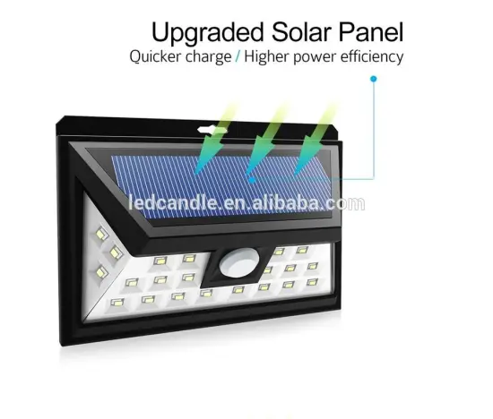 Long life span solar courtyard light 24LED energy saving outdoor solar light