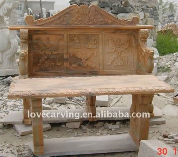 Chinese style garden bench