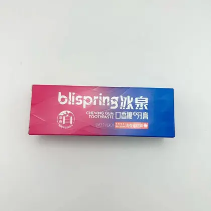 100g Fresh Peach flavor Chewing gum toothpaste